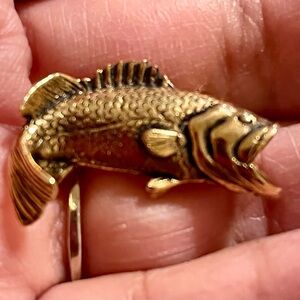 Gold Fish Lapel Pins